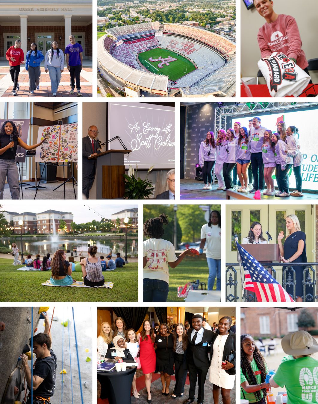 collage of student images