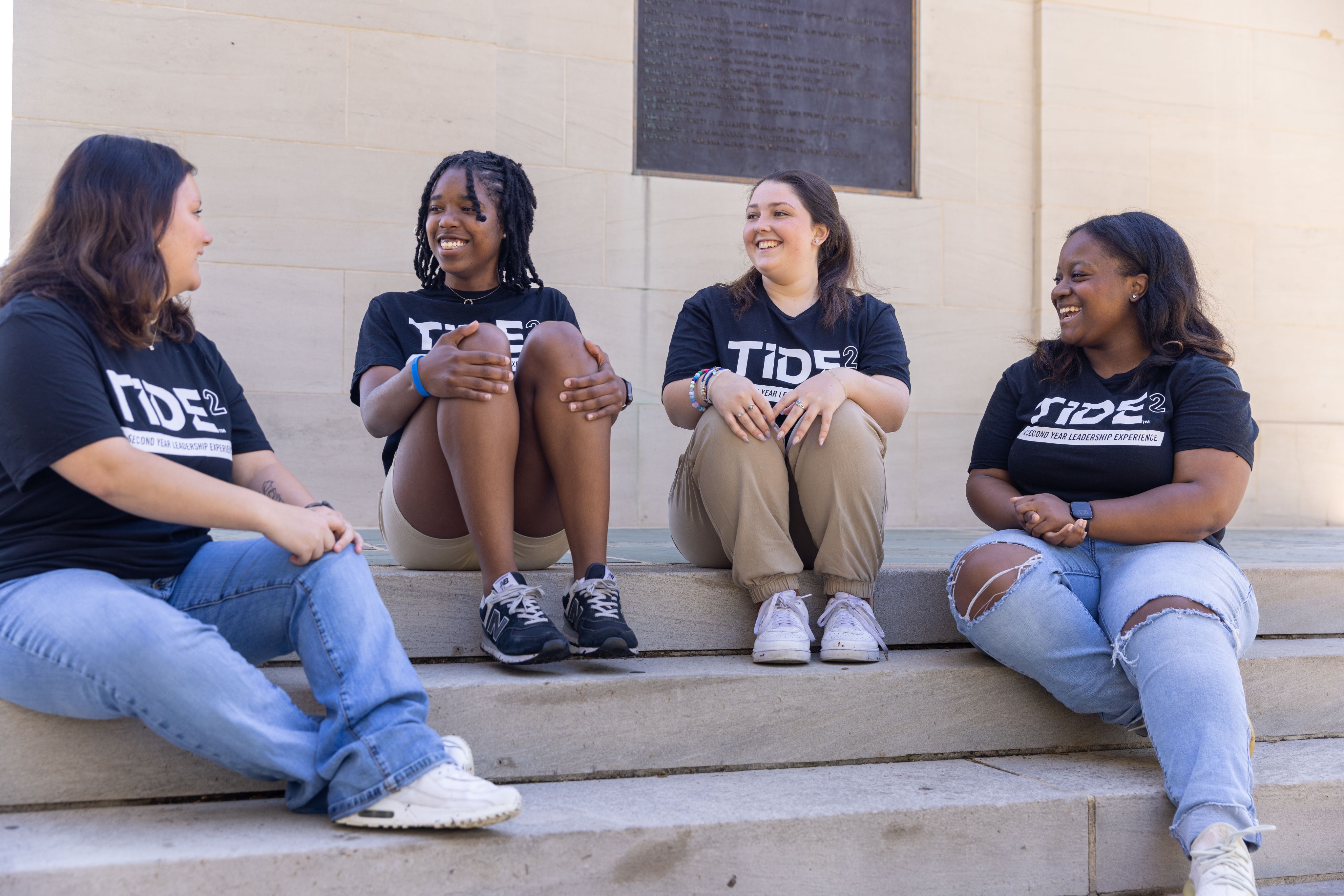 Group of students talking