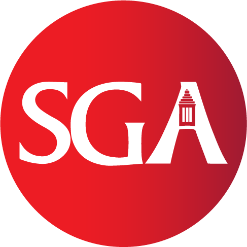 logo for student governance and citizenship: the letters S-G-A