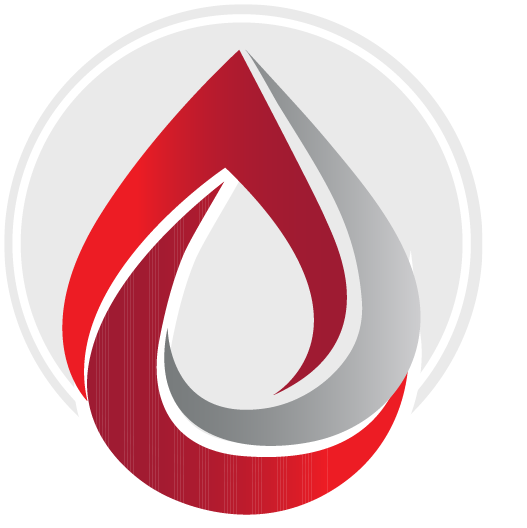 logo for the center for service and leadership: a water droplet