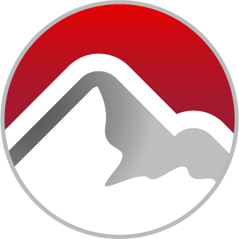 logo for collegiate recovery and intervention services: a mountain