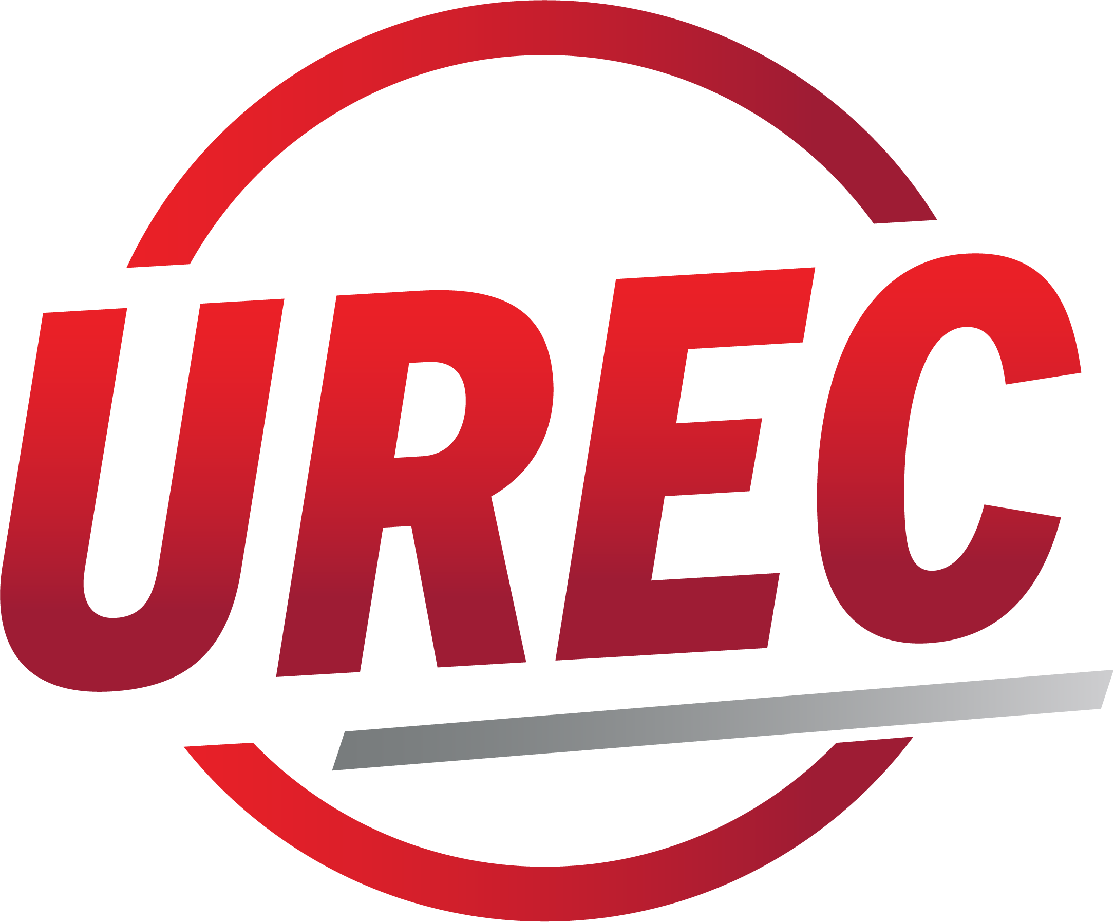 logo for university recreation: the letters U-R-E-C inside a circle and underlined