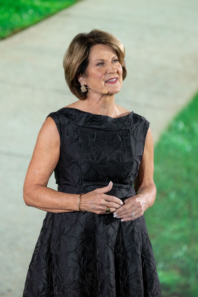 Marillyn Hewson speaking at an event