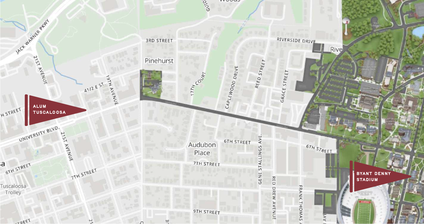 ALUM Tuscaloosa Aerial View