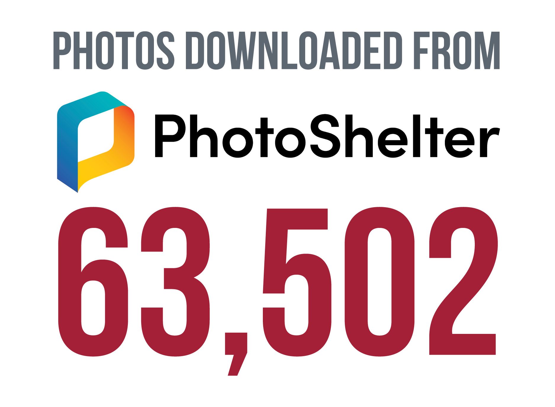 63,502 photos downloaded from PhotoShelter