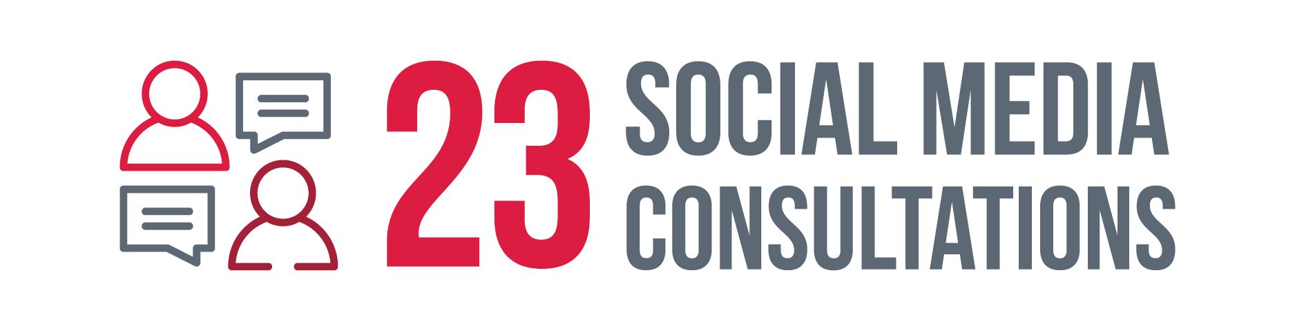 23 social media consultations