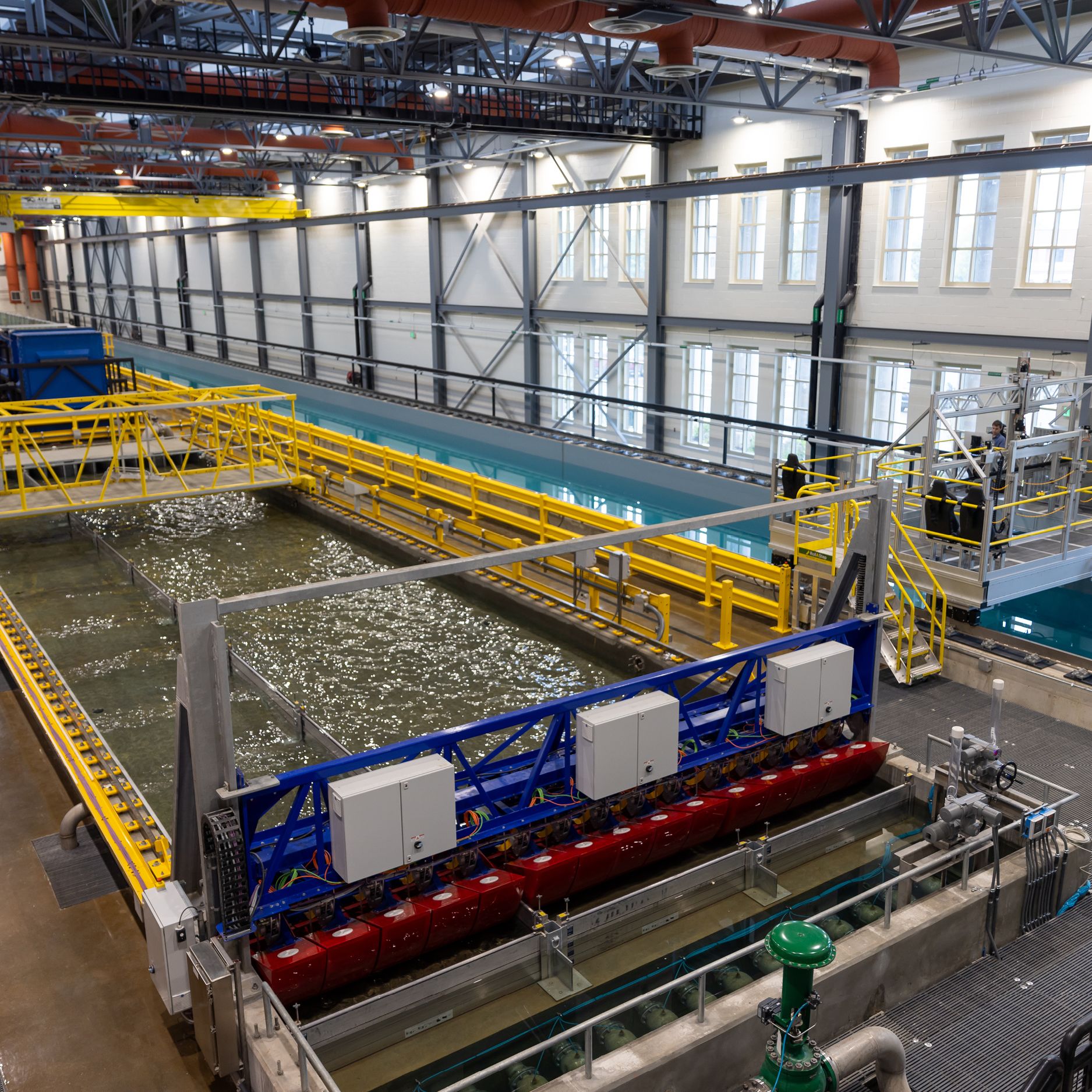 Interior photo of USGS Hydrologic Instrumentation Facility