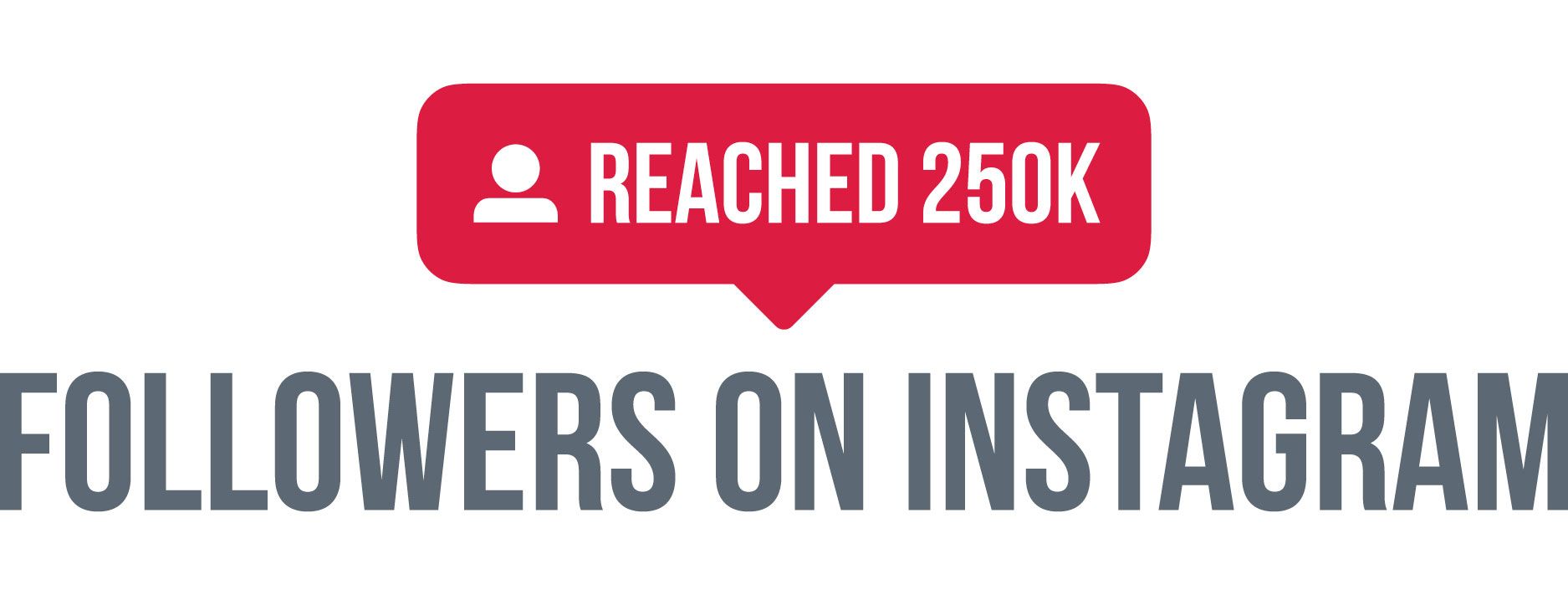 250,000 followers reached on Instagram