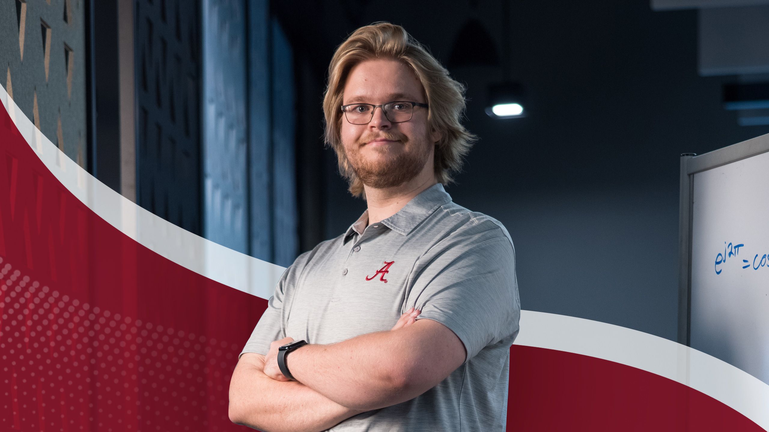 Brodie Alexander posing for a portrait.