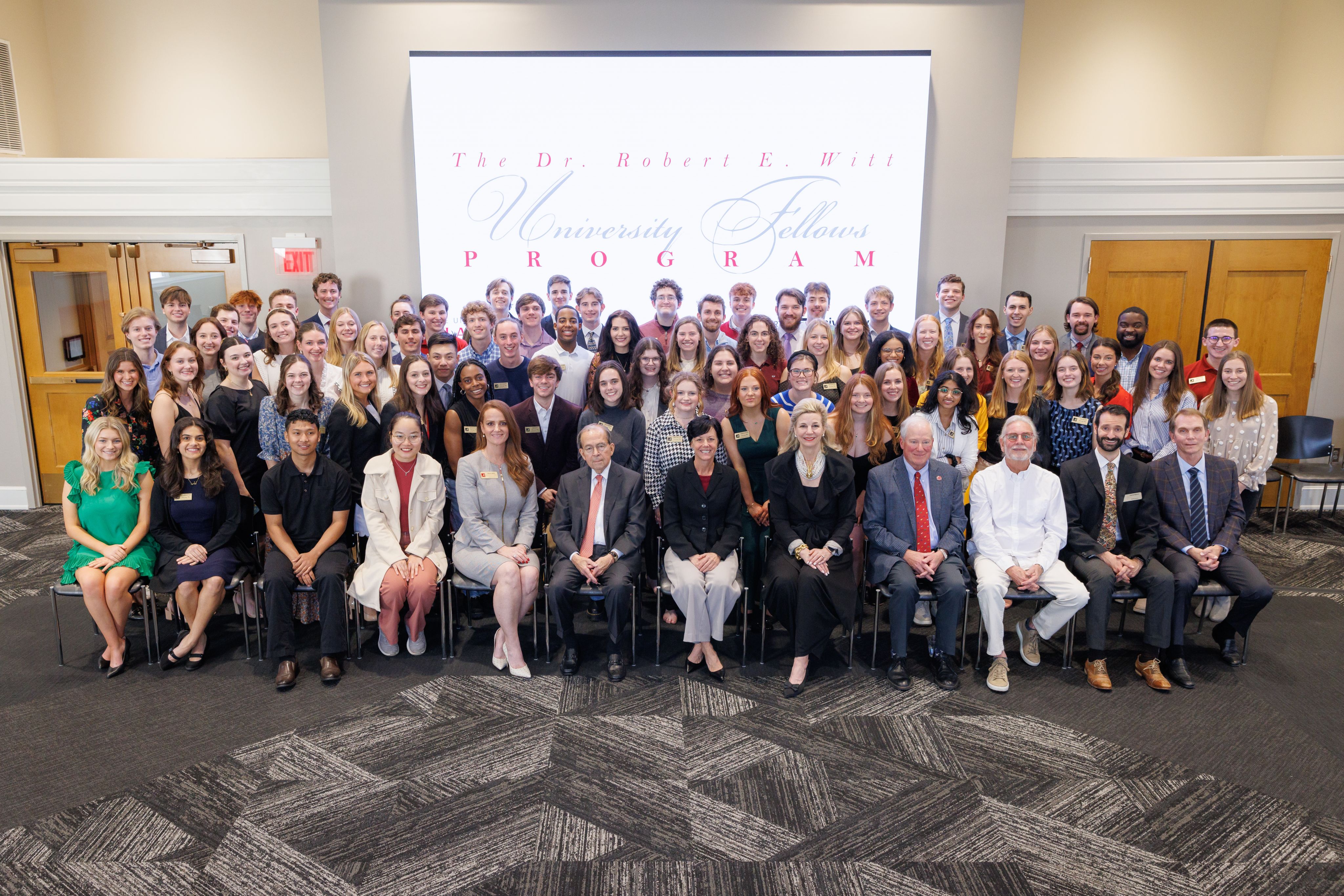 A group photo of Witt Fellows.
