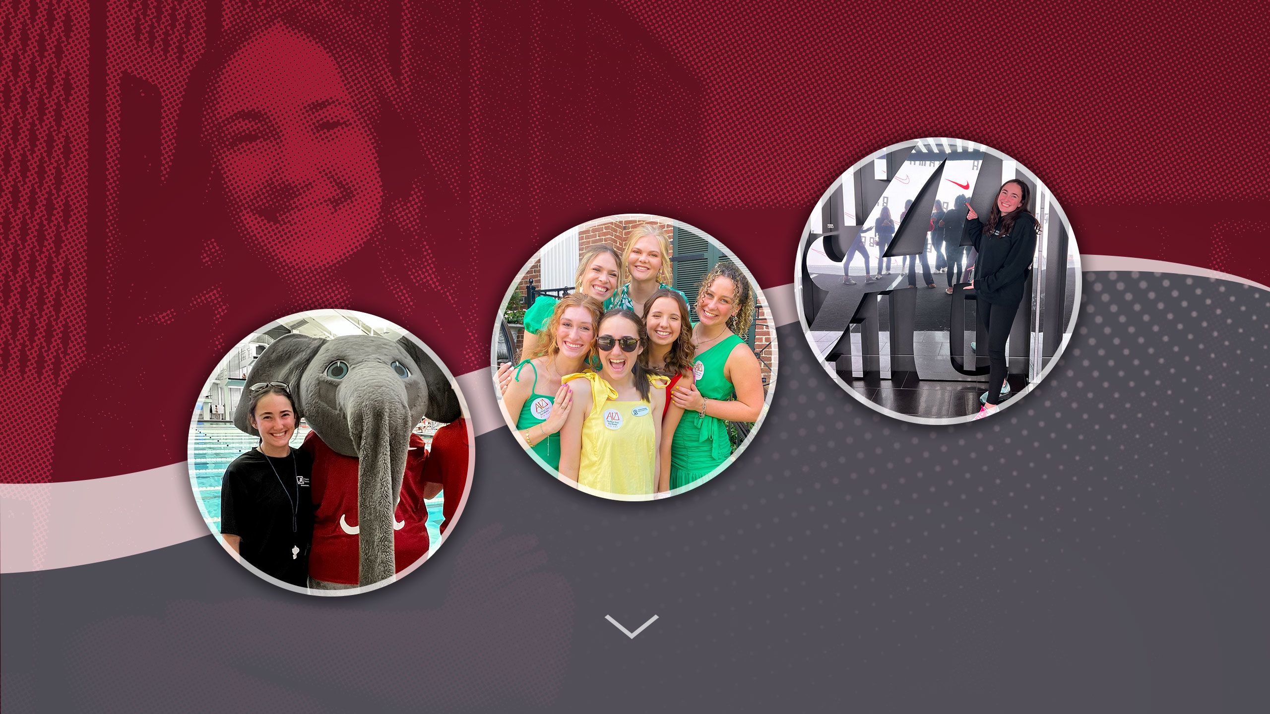 Brittany Grigorian poses with Big AL.