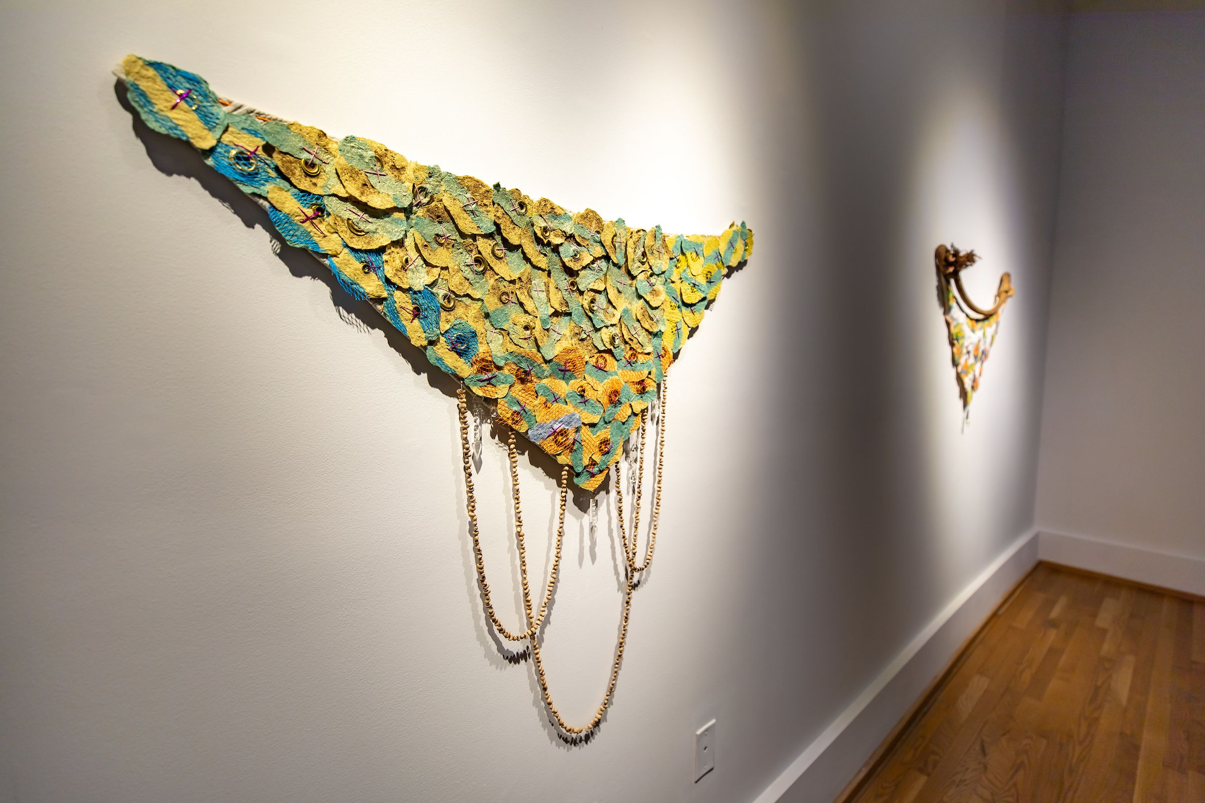 Artwork on display at the Paul R. Jones Museum